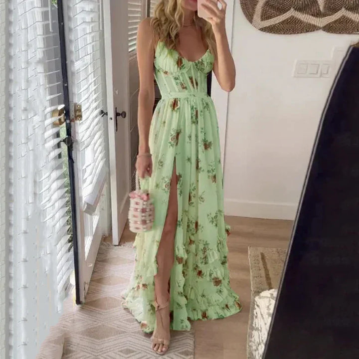 Levoire | Robe Élégante Vert