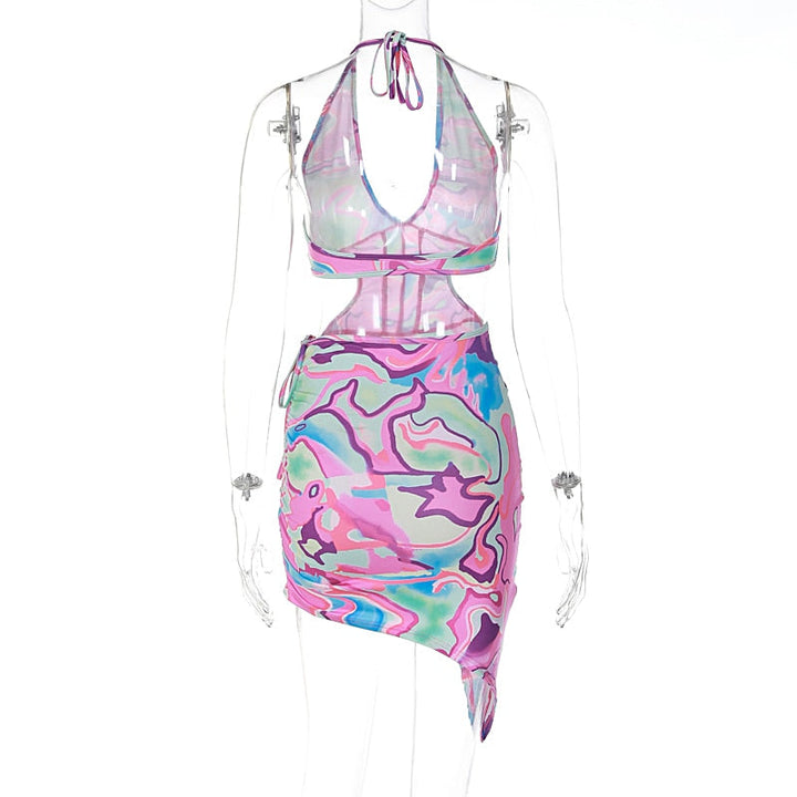 Levoire | Robe Minidress Bodycon Dos Hule Batik