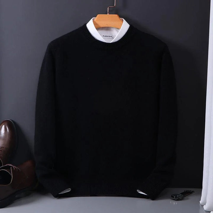 Levoire | Pull Élégant Avec Sensation Cachemire Noir