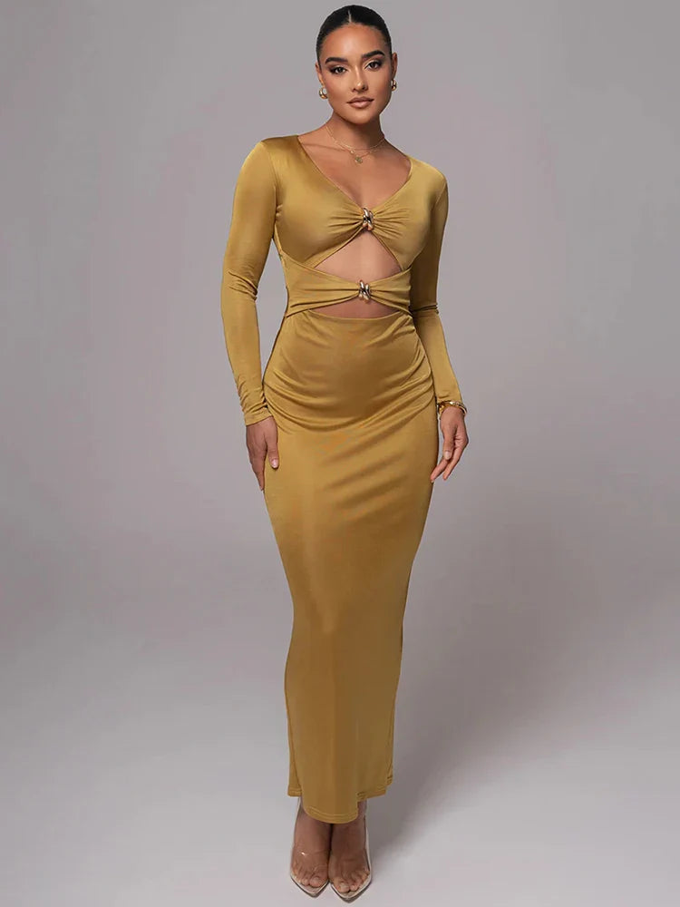 Levoire | Robe Longue Elégante Avec Une Coupe Moulante Sexy