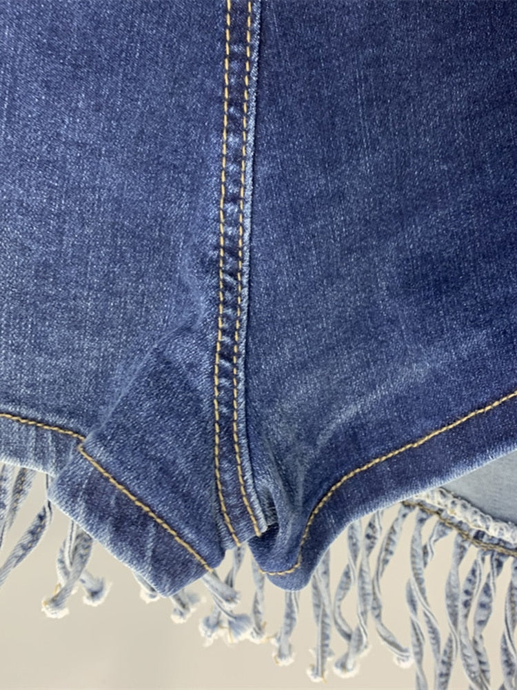 Levoire | Jupe En Denim Courte