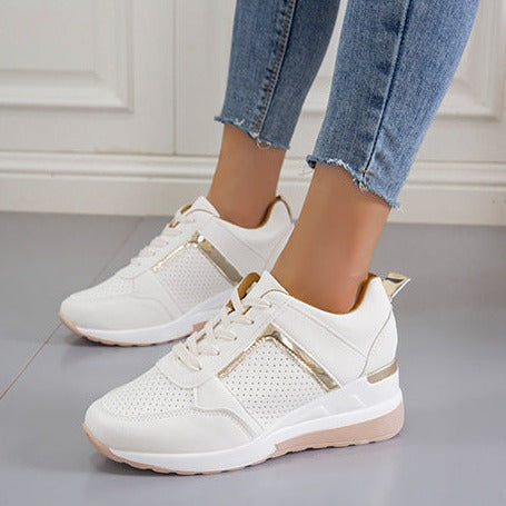 Levoire | Baskets bleues pour femmes Blanche