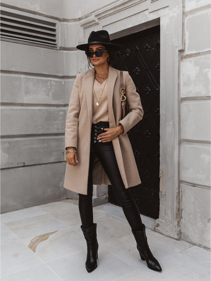 Levoire | Veste Blazer Élégante Pour Femmes Abricot