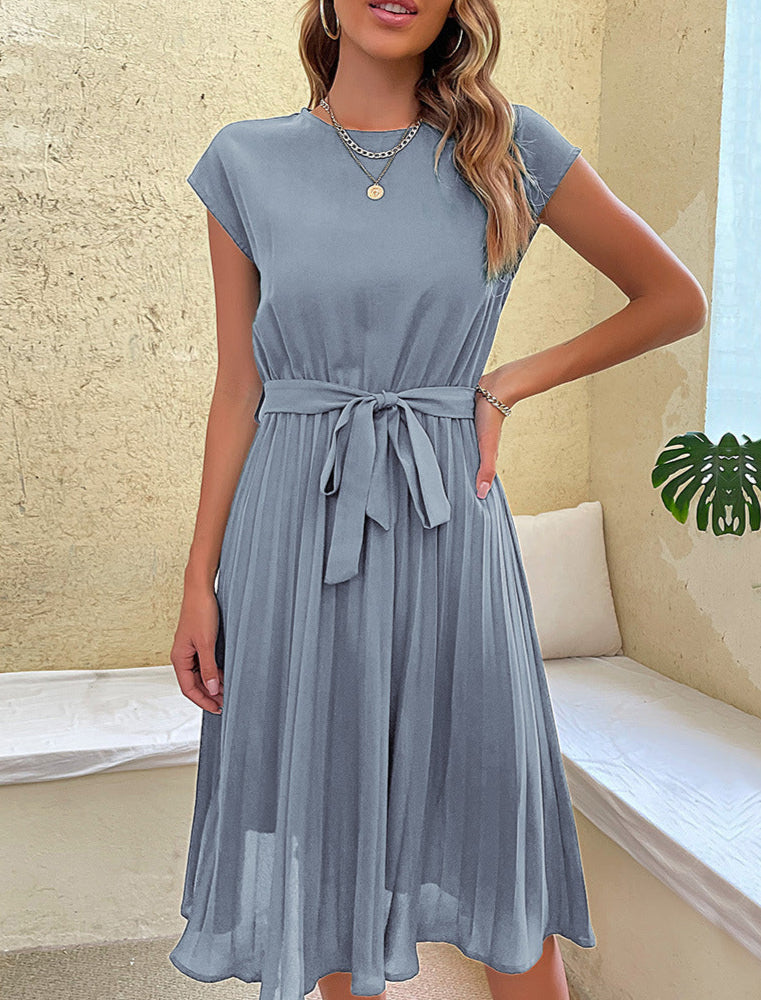 Levoire | Robe Mini Aérée Plissée Pour Femmes