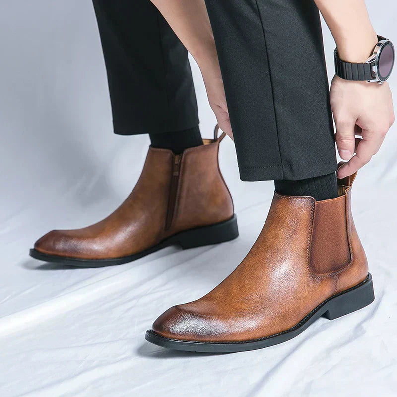 Levoire | Bottes En Cuir De Haute Qualité Avec Semelle Profilée