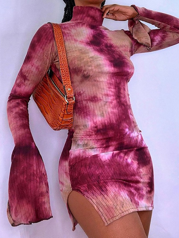 Levoire | Robe Avec Motif Tie Dye Joyeux L