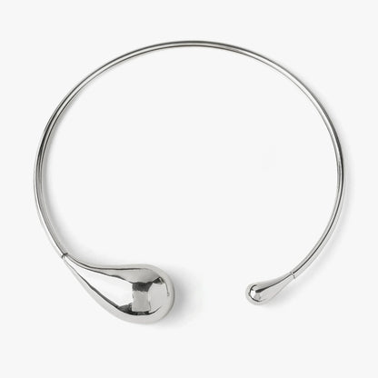 Levoire | Choker Goutte Épais Femme Argent