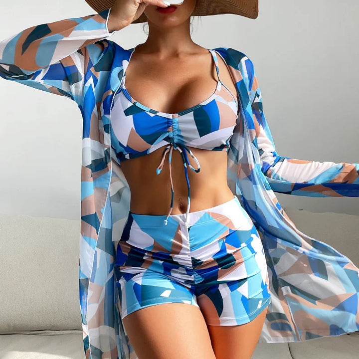 Levoire | Maillot De Bain Tankini D'Été Bleu