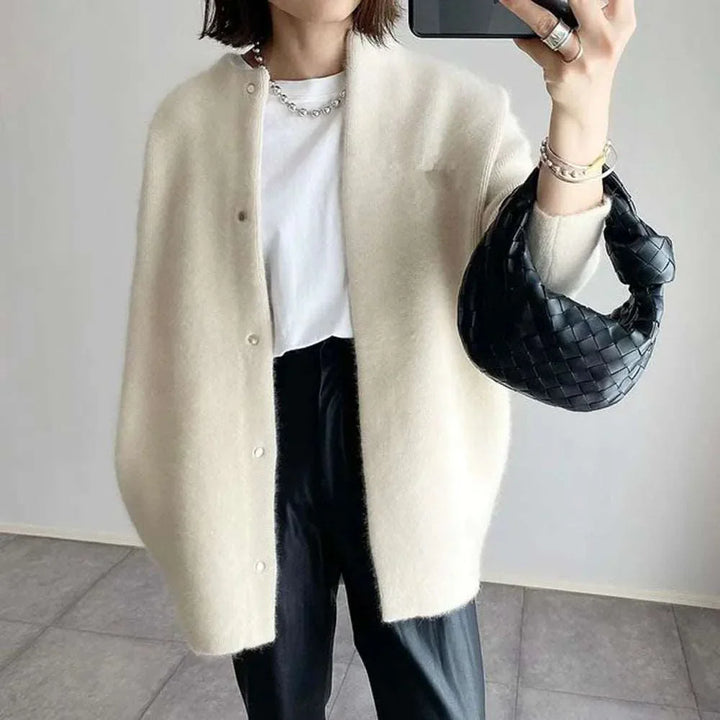 Levoire | Veste En Tricot Élégante Kreemi YKSIKOKO