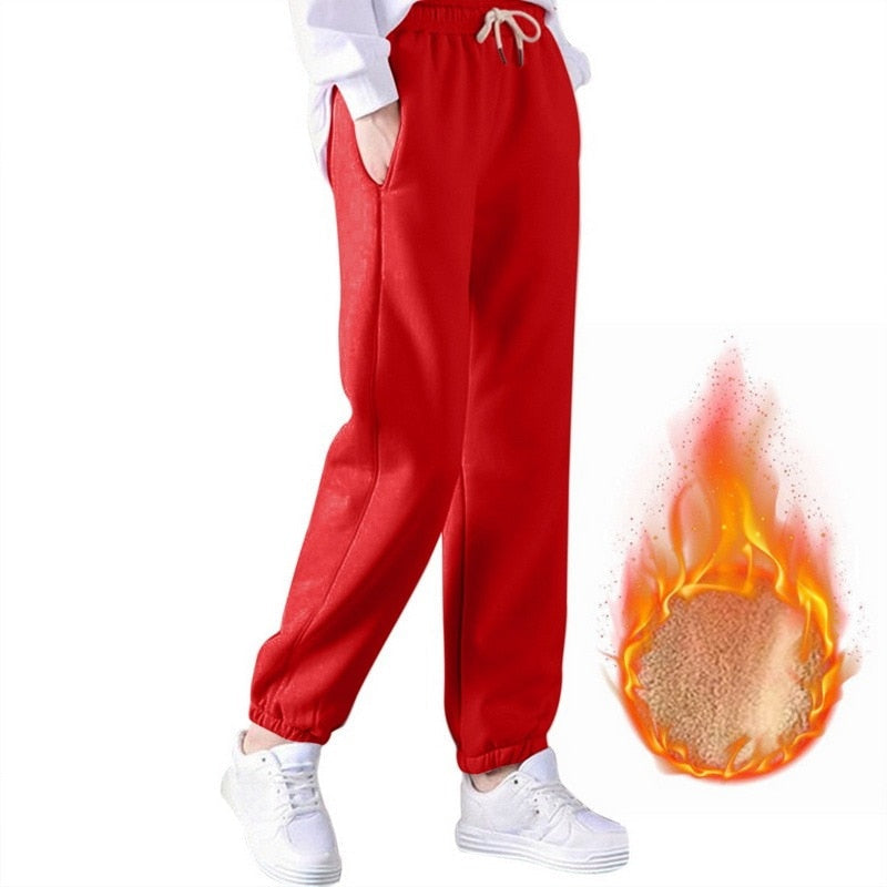 Levoire | Pantalon De Jogging Rembourré Ultime Chaud & Confortable Rouge