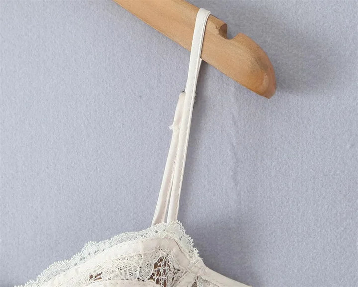 Levoire | Robe Mini En Dentelle De Récolte De Vin