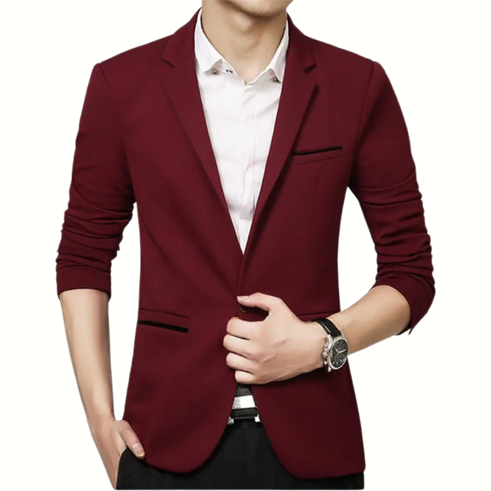Levoire | Miko Blazer Masculin Plus Élégant Rot