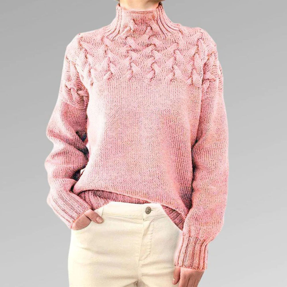 Levoire | Pull À Col Roulé En Tricot Pour Femmes