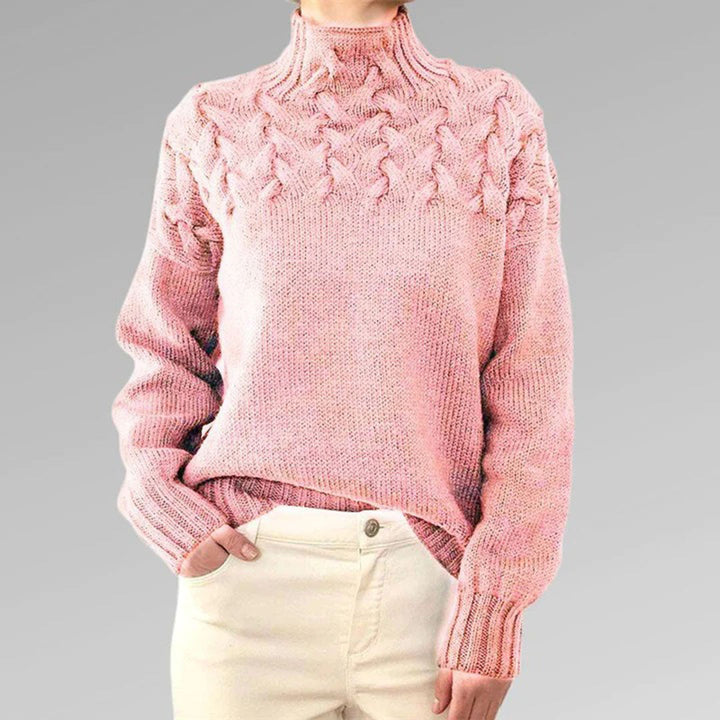 Levoire | Pull À Col Roulé En Tricot Pour Femmes