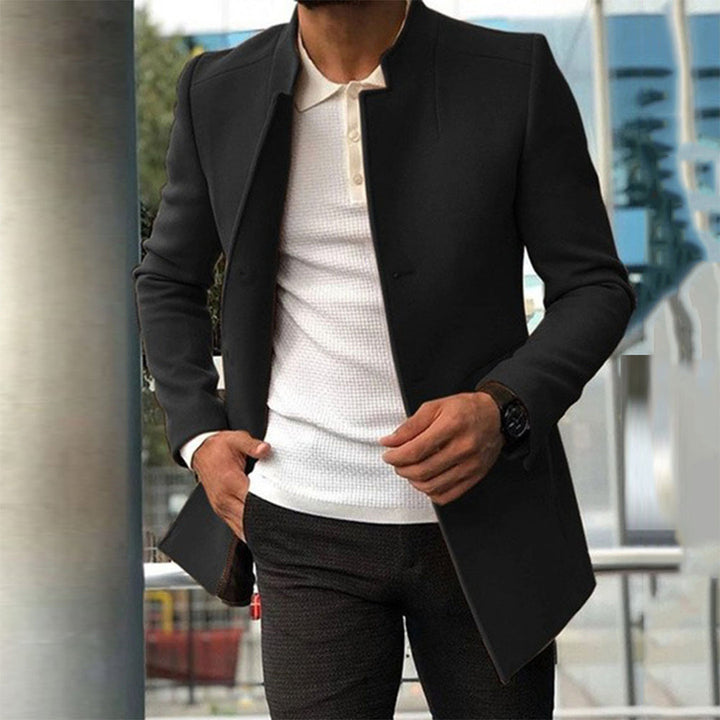 Levoire | Veste Mélange Laine Élégante Noir