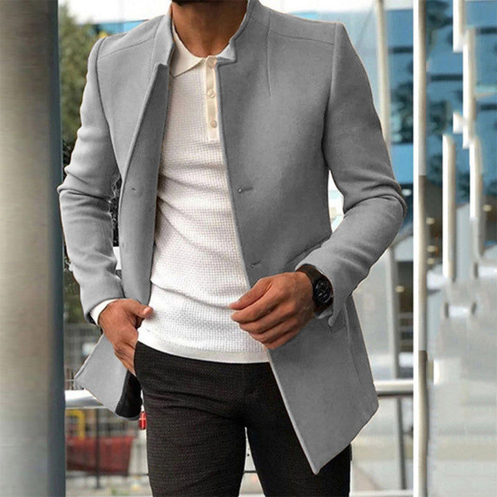 Levoire | Veste Mélange Laine Élégante Gris