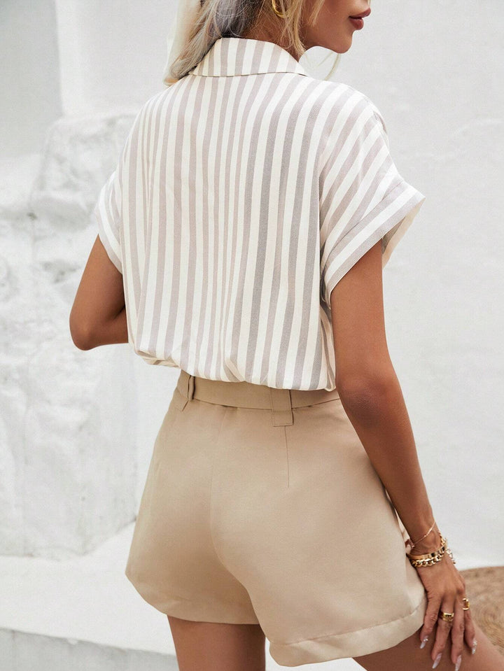 Levoire | Chemise Rayée À Boutons