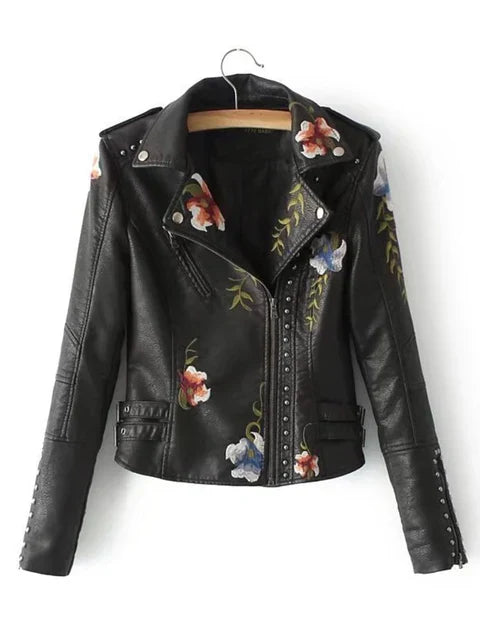 Levoire | Veste De Streetwear Élégante Brodée Noir