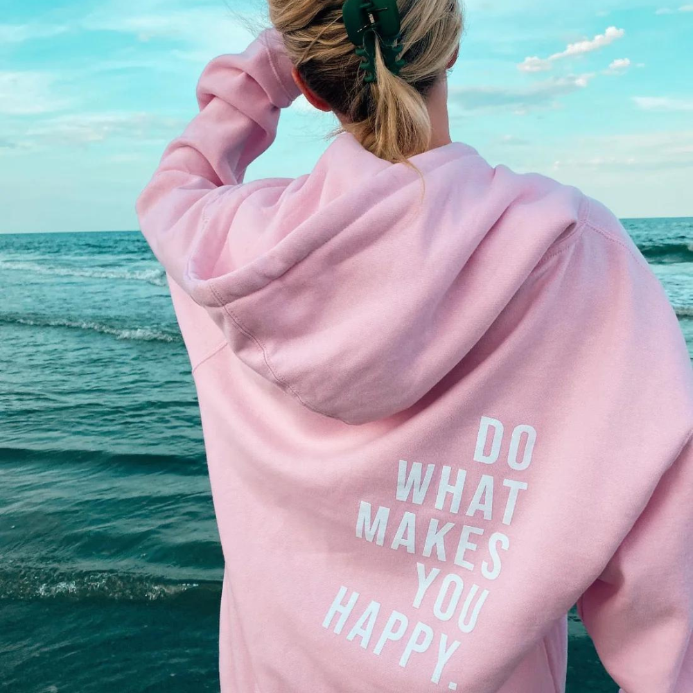 Levoire | Sweat à capuche oversize Rosa clair - avec