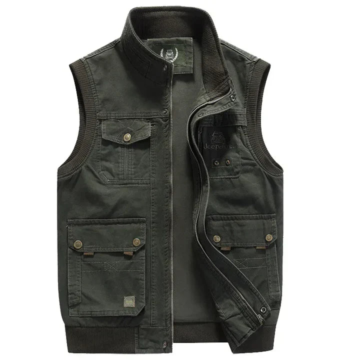 Levoire | Veste Utilitaire Multi-Poches Vintage Vert
