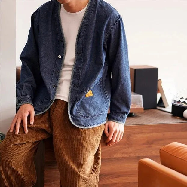Levoire | Veste De Chorégraphie Classique En Denim Indigo