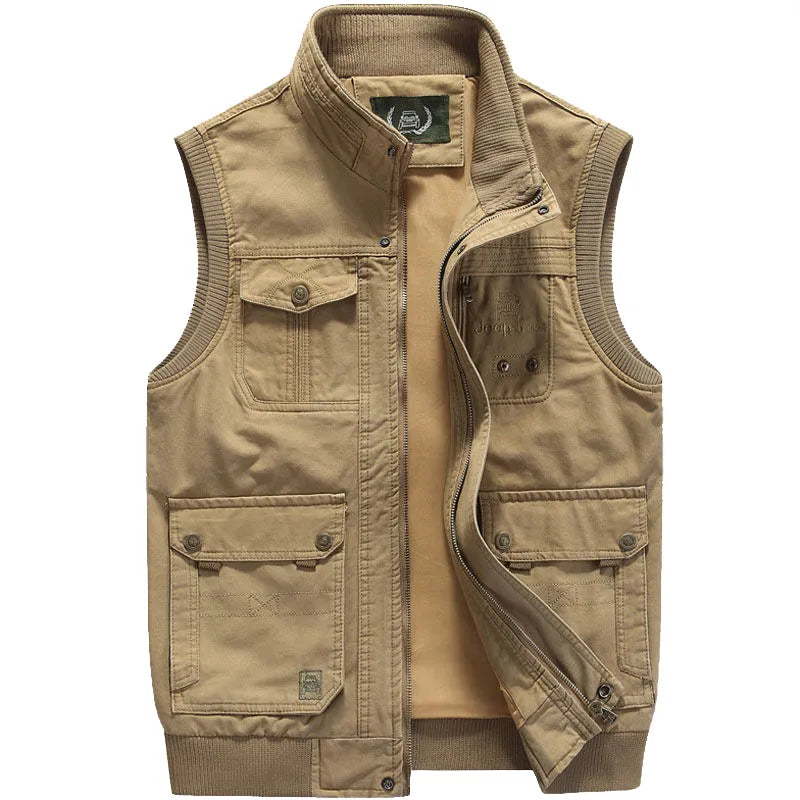 Levoire | Veste D'Extérieur Weinlese Avec Poches Khaki