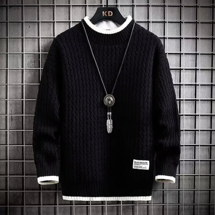 Levoire | Pull en maille douce et chaude Noir