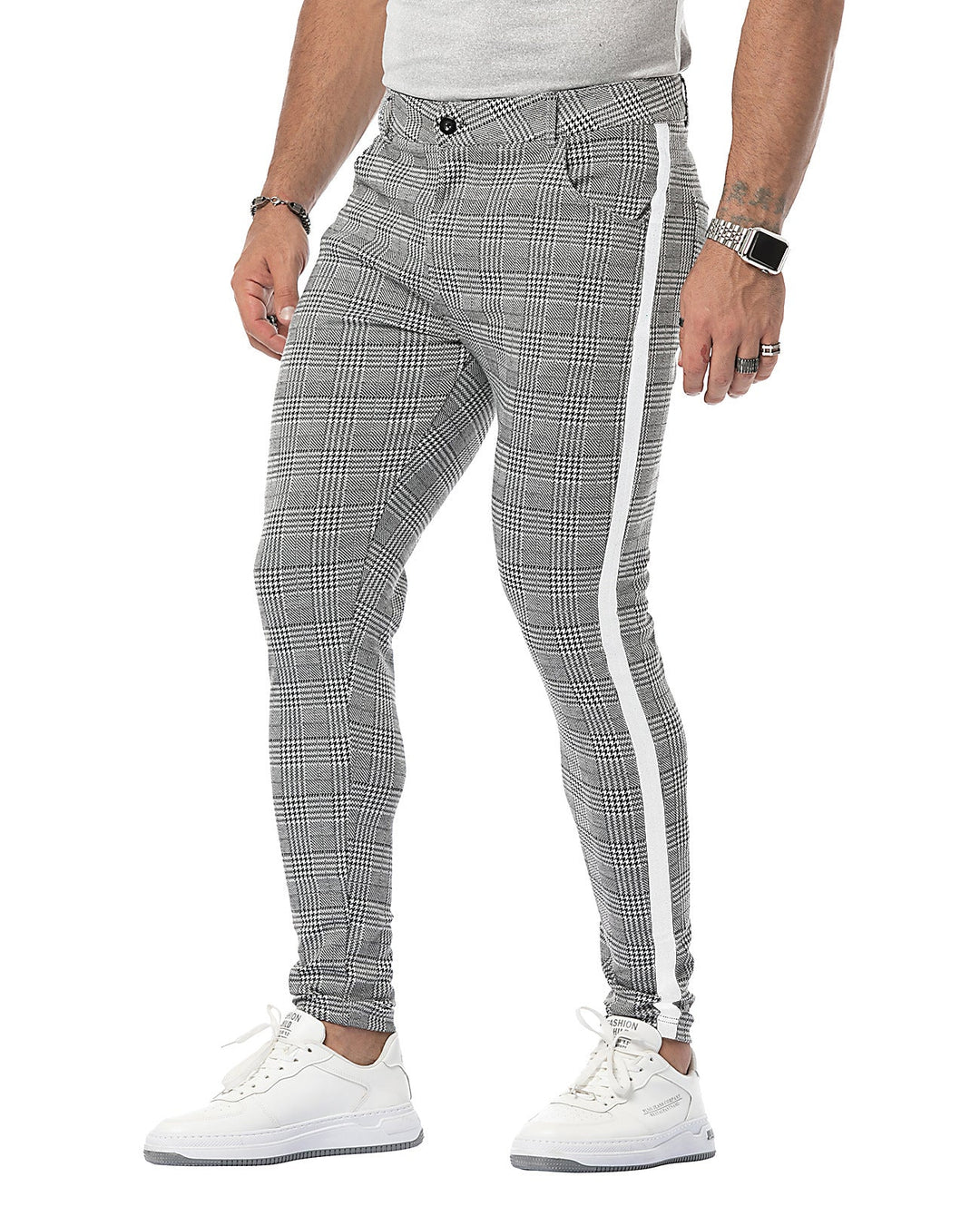 Levoire | Die Lambron Pantalon Rayure blanche