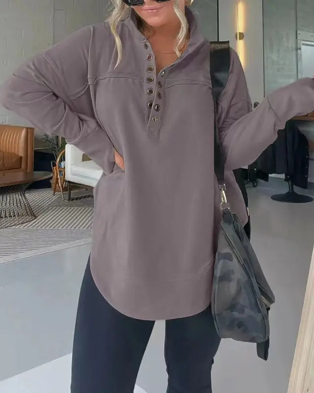Levoire | Pull Fluff Et Chic Hiver Gris