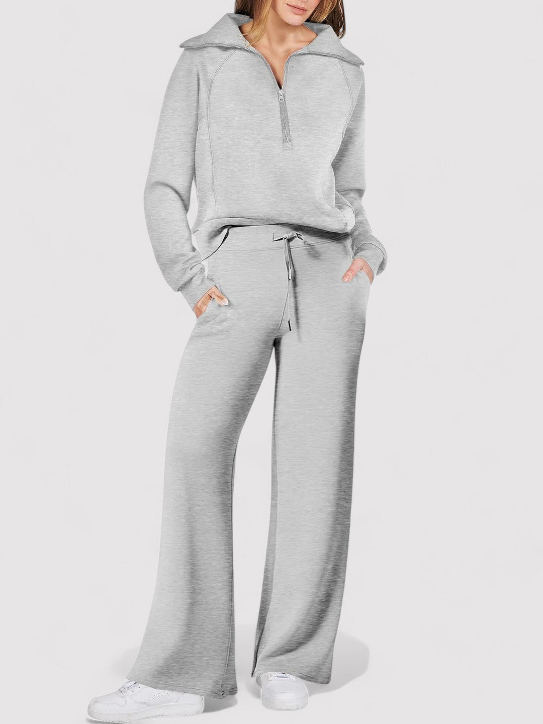 Levoire | Ensemble Lounge Confortable 2 Pièces Gris