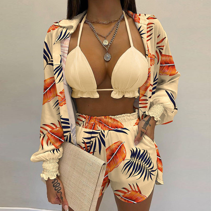 Levoire | Ensemble De Tankini Élégant Pour La Plage Abricot