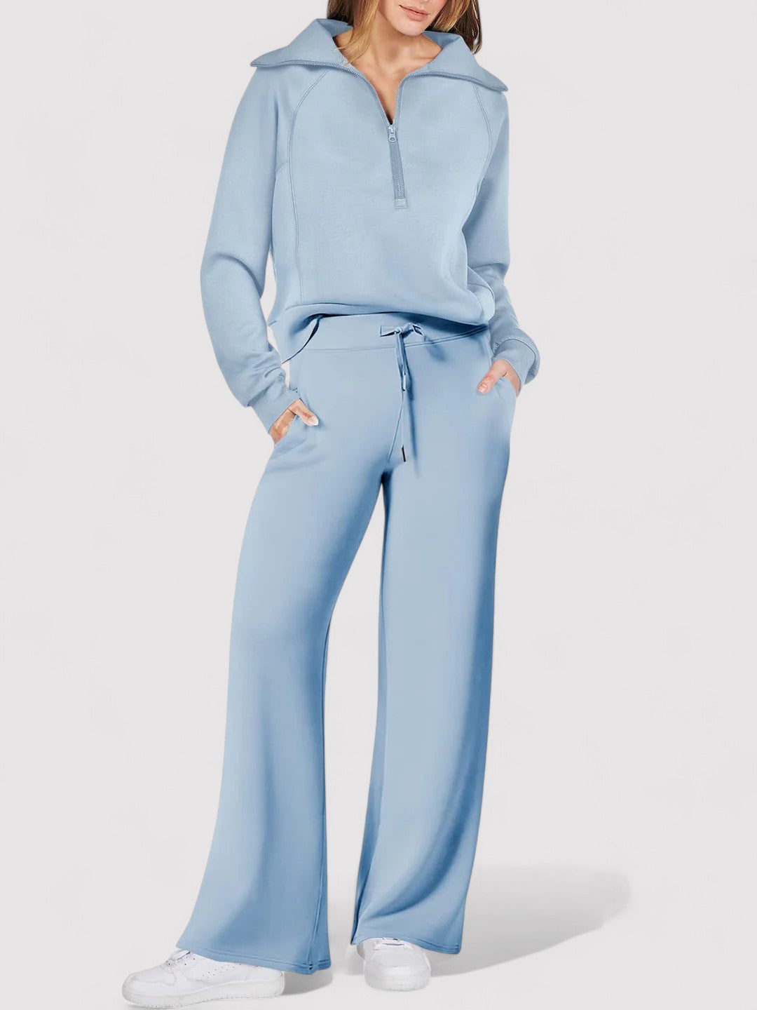 Levoire | Ensemble Lounge Confortable 2 Pièces Bleu