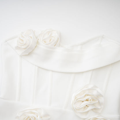 Levoire | Robe À Épaules Dénudées À Fleurs