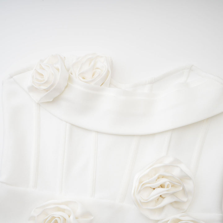 Levoire | Robe À Épaules Dénudées À Fleurs
