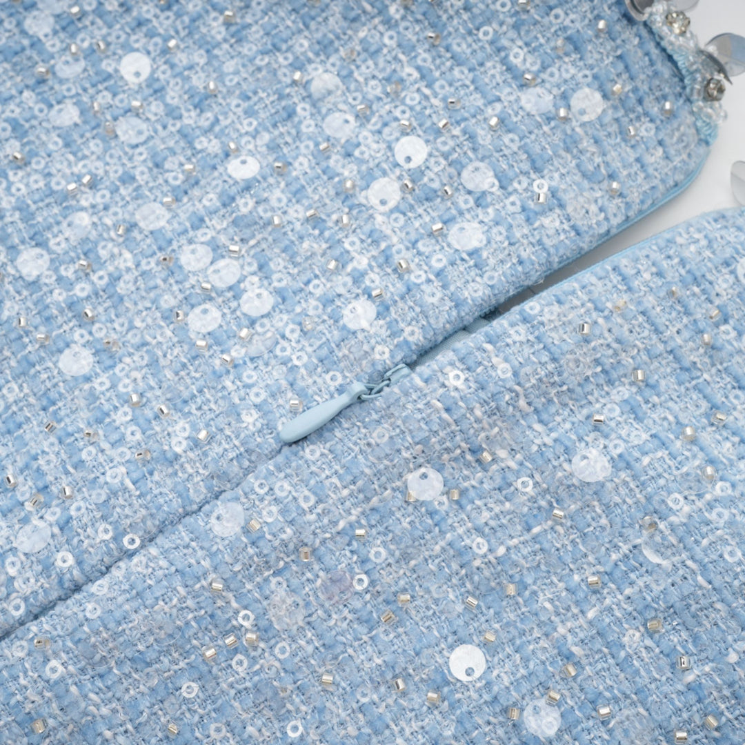 Levoire | Robe Mini En Tweed Pailleté