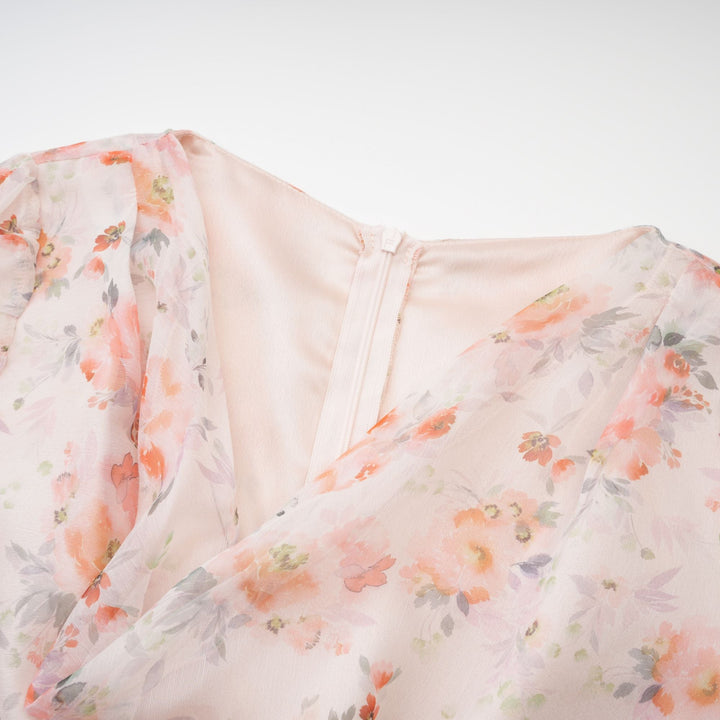 Levoire | Imprimé Floral Robe Mini À Manches Longues