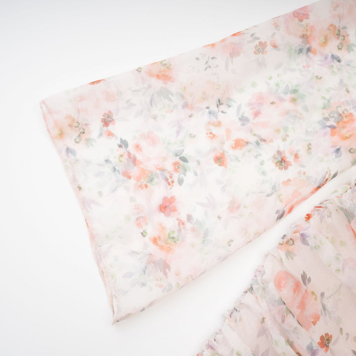 Levoire | Imprimé Floral Robe Mini À Manches Longues
