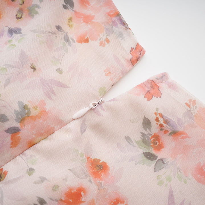 Levoire | Imprimé Floral Robe Mini À Manches Longues
