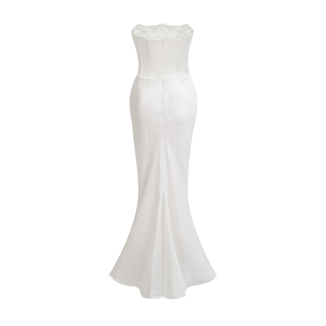 Levoire | Robe Maxi Drapée Off-Shoulder