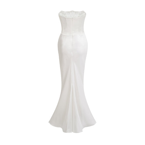 Levoire | Robe Maxi Drapée Off-Shoulder
