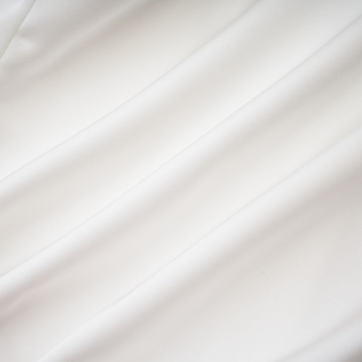 Levoire | Blanc Blouse À Encolure Froncée