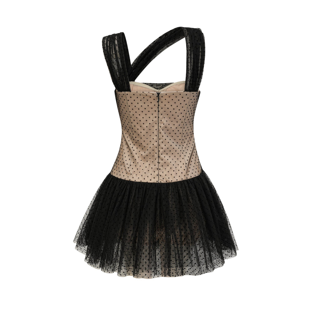 Levoire | Robe Mini En Tulle À Pois