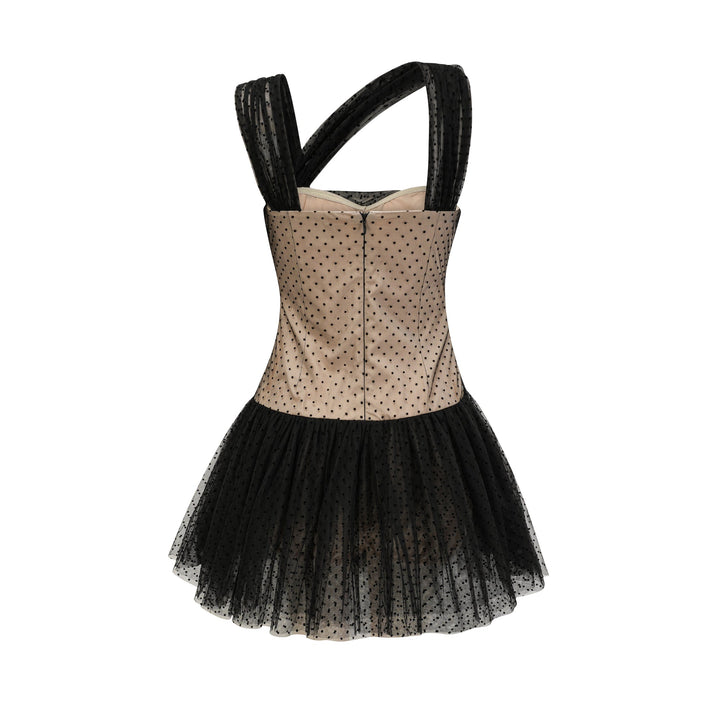Levoire | Robe Mini En Tulle À Pois