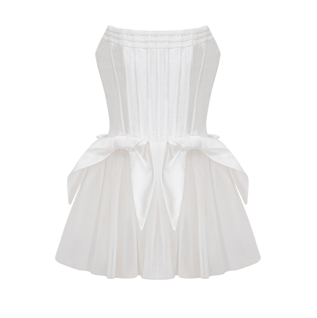 Levoire | Corset Tulle Mini Robe