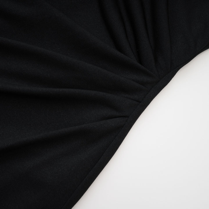 Levoire | Robe Maxi Asymétrique À Manches Longues