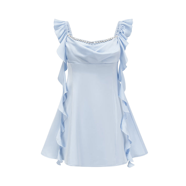 Levoire | Robe Mini À Col Cagoule Décoré