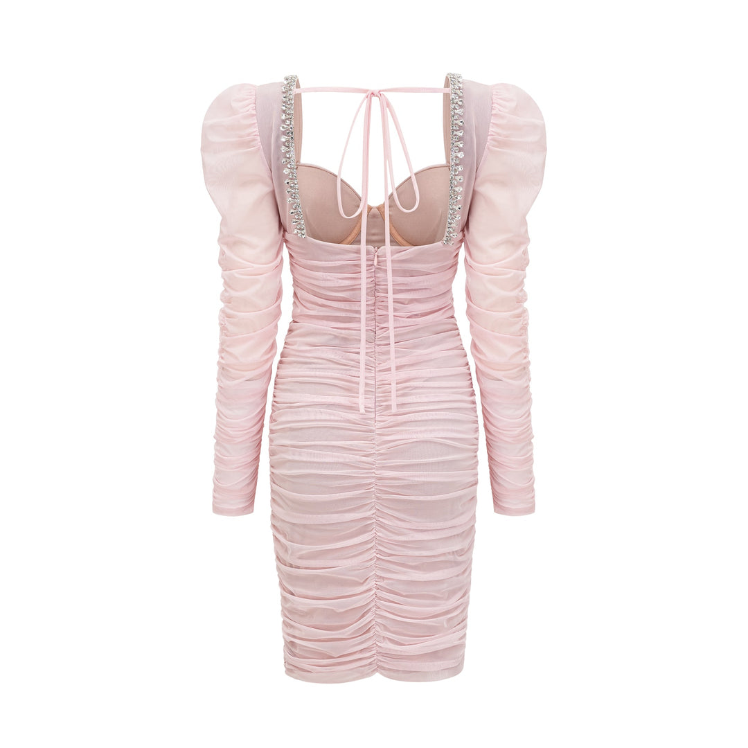 Levoire | Robe Midi En Maille Rosier