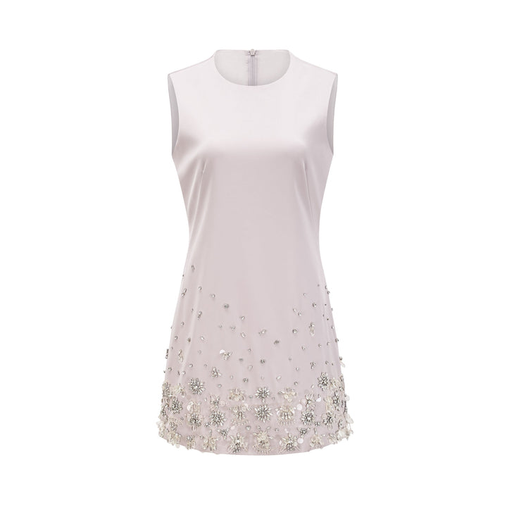 Levoire | Robe Mini Sans Manches Décorée De Perles