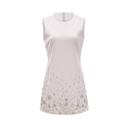 Levoire | Robe Mini Sans Manches Décorée De Perles