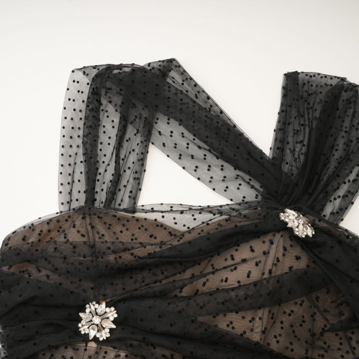 Levoire | Robe Mini En Tulle À Pois